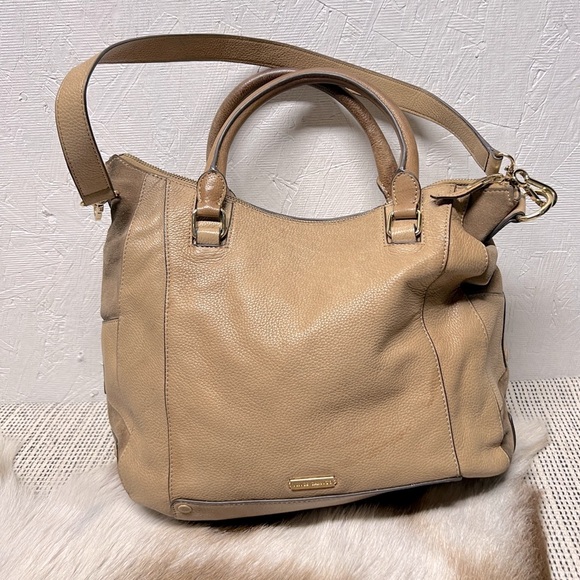 Vince Camuto | Bags | Vince Camuto Tan Brown Leather And Suede Hobo ...
